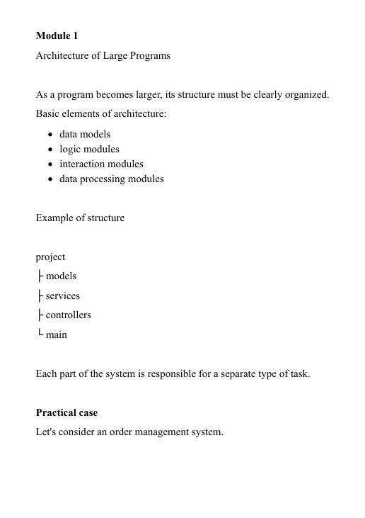 Introduction to Java Programming course description 'Frame Course'